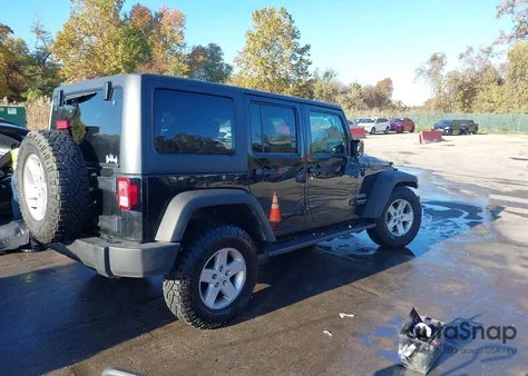 2016 Jeep Wrangler Unlimited Sport z USA, uszkodzony, nr VIN 1C4BJWDG9GL235585